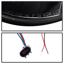 Spyder Auto 5080950 LED Crystal Headlights; Uses T10 LED Bulb; - Truck Part Superstore