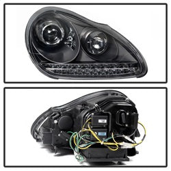 Spyder Auto 5080967 DRL LED Projector Headlights - Truck Part Superstore