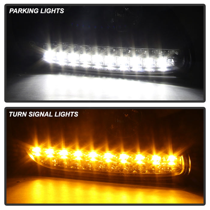 Spyder Auto 5080967 DRL LED Projector Headlights - Truck Part Superstore