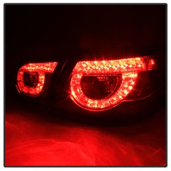 Spyder Auto 5080974 LED Tail Lights; Black; - Truck Part Superstore