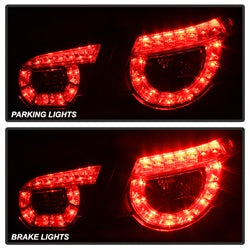 Spyder Auto 5080974 LED Tail Lights; Black; - Truck Part Superstore