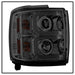 Spyder Auto 5081056 Projector Headlights; Light Bar DRL; Smoke; - Truck Part Superstore