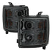 Spyder Auto 5081056 Projector Headlights; Light Bar DRL; Smoke; - Truck Part Superstore