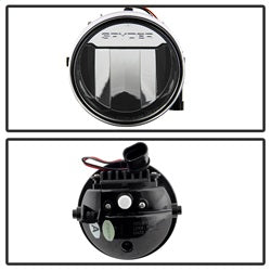 Spyder Auto 5081063 LED Fog Lights; Chrome; - Truck Part Superstore