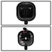 Spyder Auto 5081100 LED Fog Lights; Black; - Truck Part Superstore