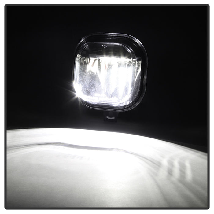 Spyder Auto 5081100 LED Fog Lights; Black; - Truck Part Superstore