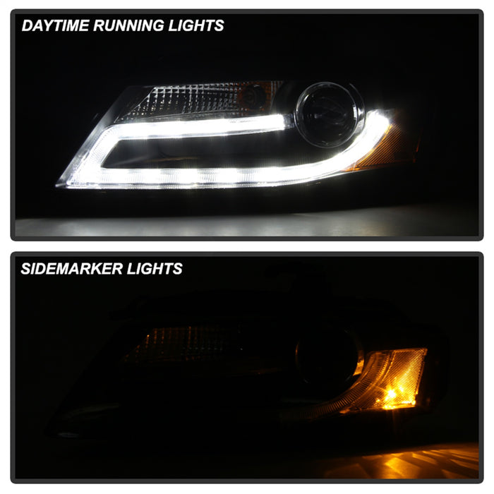 Spyder Auto 5081544 DRL LED Projector Headlights - Truck Part Superstore