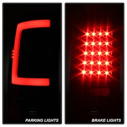 Spyder Auto 5081551 XTune LED Tail Lights; Black; - Truck Part Superstore
