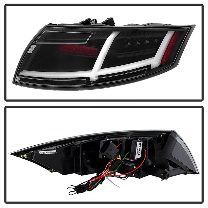 Spyder Auto 5081674 LED Tail Lights; Black; - Truck Part Superstore