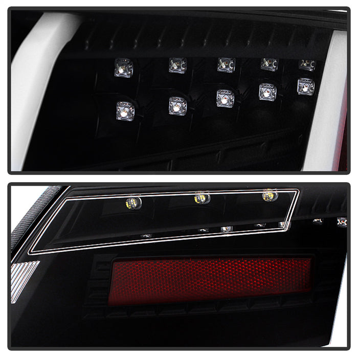 Spyder Auto 5081674 LED Tail Lights; Black; - Truck Part Superstore