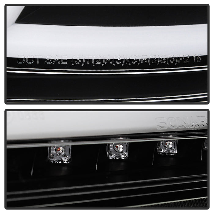 Spyder Auto 5081674 LED Tail Lights; Black; - Truck Part Superstore