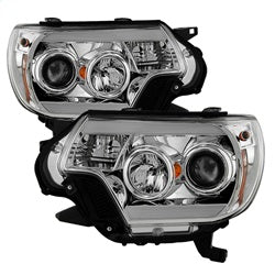 Spyder Auto 5081704 DRL Projector Headlights; Light Bar DRL; Chrome; - Truck Part Superstore