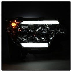 Spyder Auto 5081704 DRL Projector Headlights; Light Bar DRL; Chrome; - Truck Part Superstore