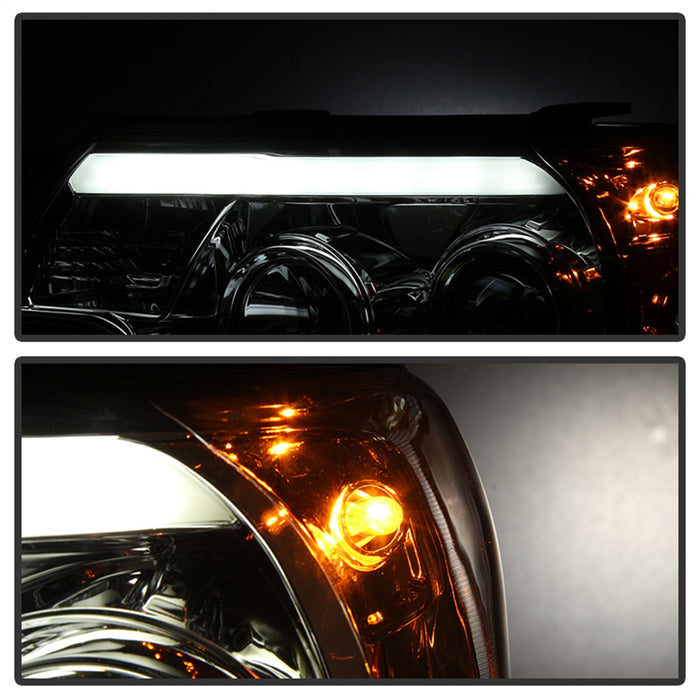 Spyder Auto 5081704 DRL Projector Headlights; Light Bar DRL; Chrome; - Truck Part Superstore