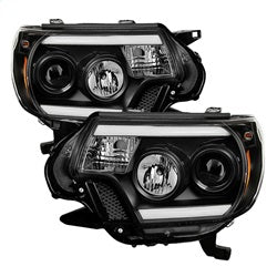 Spyder Auto 5081711 DRL Projector Headlights; Light Bar DRL; Black; - Truck Part Superstore