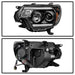 Spyder Auto 5081711 DRL Projector Headlights; Light Bar DRL; Black; - Truck Part Superstore