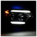 Spyder Auto 5081711 DRL Projector Headlights; Light Bar DRL; Black; - Truck Part Superstore