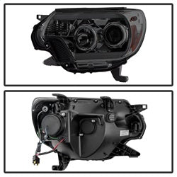 Spyder Auto 5081728 DRL Projector Headlights; Light Bar DRL; Smoke; - Truck Part Superstore
