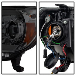 Spyder Auto 5081728 DRL Projector Headlights; Light Bar DRL; Smoke; - Truck Part Superstore