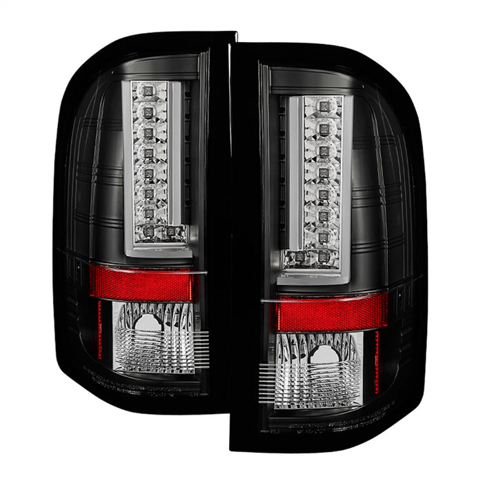 Spyder Auto 5081766 LED Tail Lights; Version 2; Black; - Truck Part Superstore