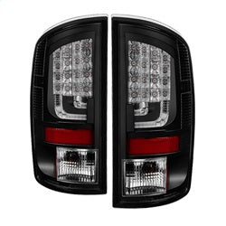 Spyder Auto 5081810 LED Tail Lights; Version 2; Black; - Truck Part Superstore