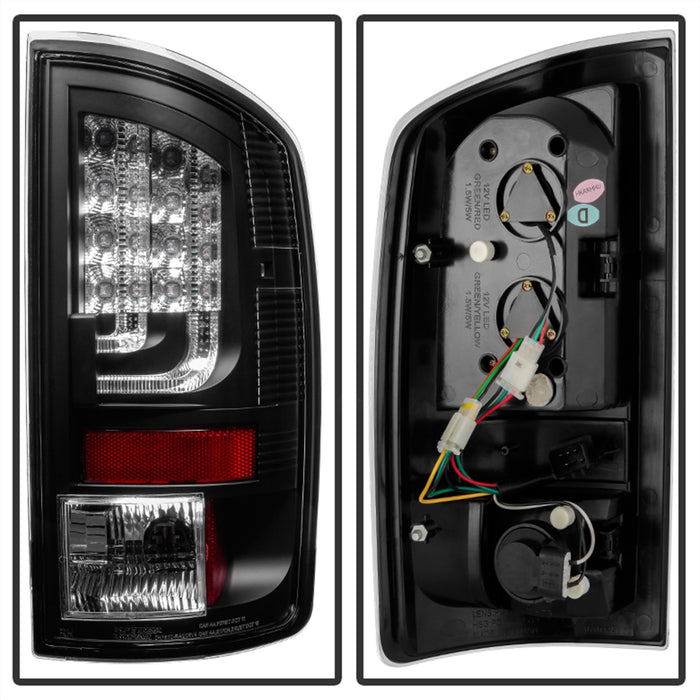 Spyder Auto 5081810 LED Tail Lights; Version 2; Black; - Truck Part Superstore