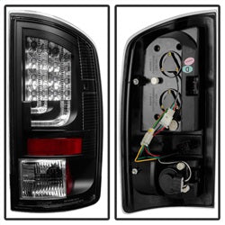 Spyder Auto 5081810 LED Tail Lights; Version 2; Black; - Truck Part Superstore