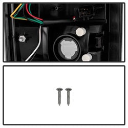 Spyder Auto 5081810 LED Tail Lights; Version 2; Black; - Truck Part Superstore
