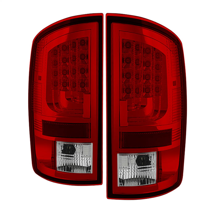 Spyder Auto 5081827 LED Tail Lights; Version 2; Red Clear; - Truck Part Superstore