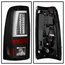Spyder Auto 5081865 LED Tail Lights; Version 2; Does Not Fit Stepside; Black; - Truck Part Superstore