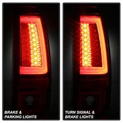 Spyder Auto 5081865 LED Tail Lights; Version 2; Does Not Fit Stepside; Black; - Truck Part Superstore