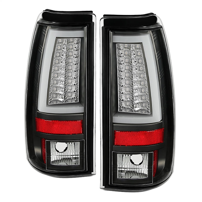 Spyder Auto 5081865 LED Tail Lights; Version 2; Does Not Fit Stepside; Black; - Truck Part Superstore