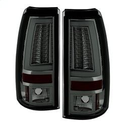 Spyder Auto 5081896 LED Tail Lights; Version 2; Does Not Fit Stepside; Smoke; - Truck Part Superstore