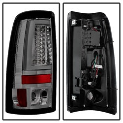 Spyder Auto 5081896 LED Tail Lights; Version 2; Does Not Fit Stepside; Smoke; - Truck Part Superstore