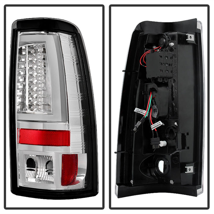 Spyder Auto 5081902 LED Tail Lights; Version 2; Chrome; - Truck Part Superstore