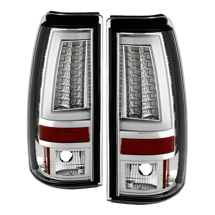 Spyder Auto 5081902 LED Tail Lights; Version 2; Chrome; - Truck Part Superstore