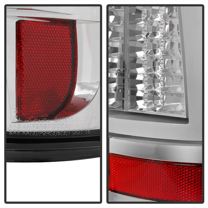 Spyder Auto 5081902 LED Tail Lights; Version 2; Chrome; - Truck Part Superstore