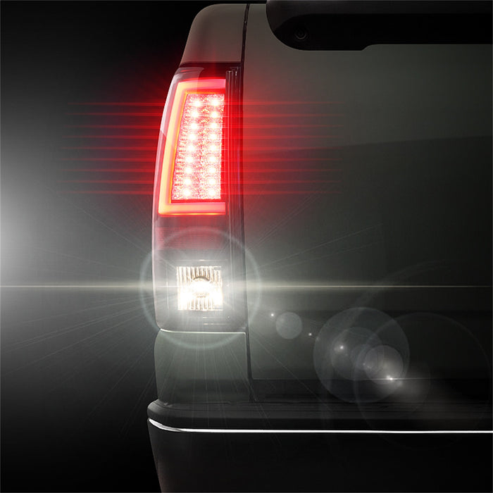 Spyder Auto 5081919 LED Tail Lights; Version 2; Does Not Fit Stepside; Black; - Truck Part Superstore