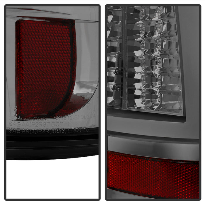 Spyder Auto 5081940 LED Tail Lights; Version 2; Does Not Fit Stepside; Smoke; - Truck Part Superstore