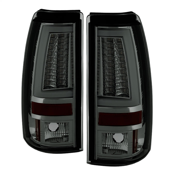 Spyder Auto 5081940 LED Tail Lights; Version 2; Does Not Fit Stepside; Smoke; - Truck Part Superstore