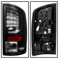 Spyder Auto 5081964 LED Tail Lights; Version 2; Black; - Truck Part Superstore