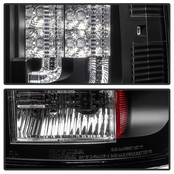 Spyder Auto 5081964 LED Tail Lights; Version 2; Black; - Truck Part Superstore