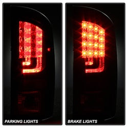 Spyder Auto 5081964 LED Tail Lights; Version 2; Black; - Truck Part Superstore