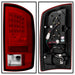 Spyder Auto 5081971 LED Tail Lights; Version 2; Clear Red; - Truck Part Superstore