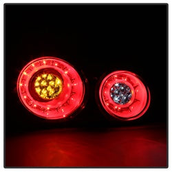 Spyder Auto 5082008 LED Tail Lights; Red Clear; - Truck Part Superstore
