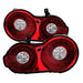 Spyder Auto 5082008 LED Tail Lights; Red Clear; - Truck Part Superstore