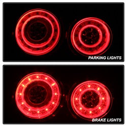 Spyder Auto 5082008 LED Tail Lights; Red Clear; - Truck Part Superstore