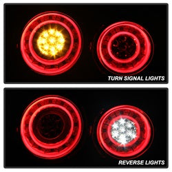 Spyder Auto 5082008 LED Tail Lights; Red Clear; - Truck Part Superstore