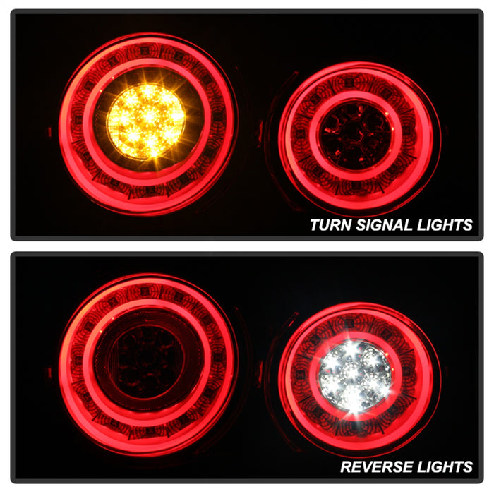 Spyder Auto 5082008 LED Tail Lights; Red Clear; - Truck Part Superstore