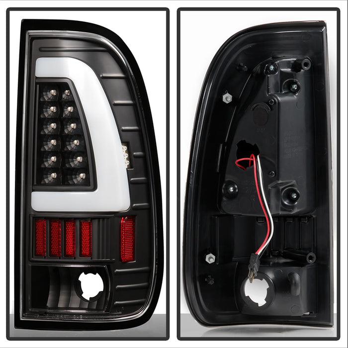 Spyder Auto 5082084 XTune Light Bar LED Tail Lights; Black; - Truck Part Superstore